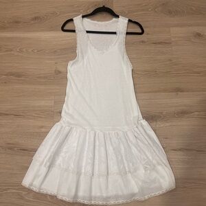 Vintage lace drop waist dress